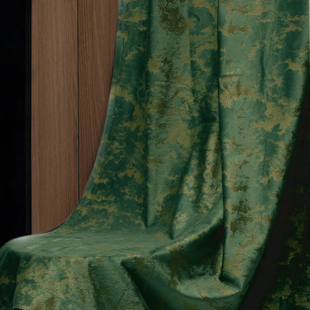 2 Tende Velluto Verde Scuro 132x244cm | Oscuranti e Termiche Premium - 6