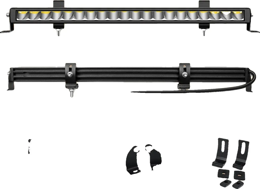 Rampe LED Tout-terrain 23" 60W projecteur longue portée ultra puissant