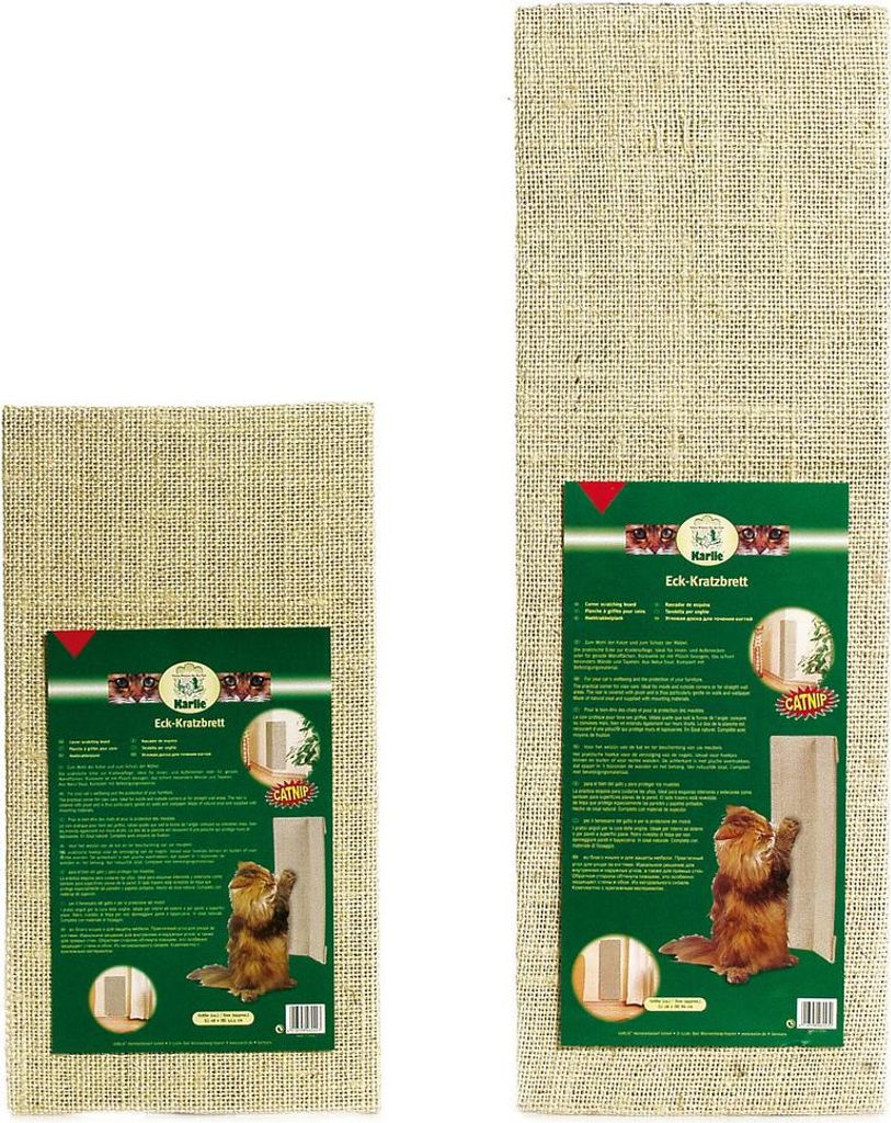 Graffiatoio KARLIE in sisal angolare 28 x 52 cm, beige Immagine del prodotto 