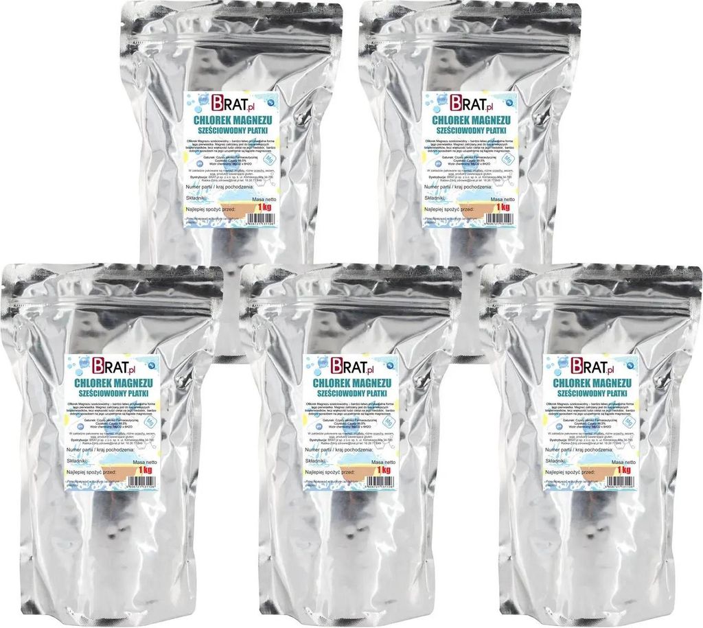 Chlorid hořečnatý sada 5 x 1 kg Obrázek produktu 