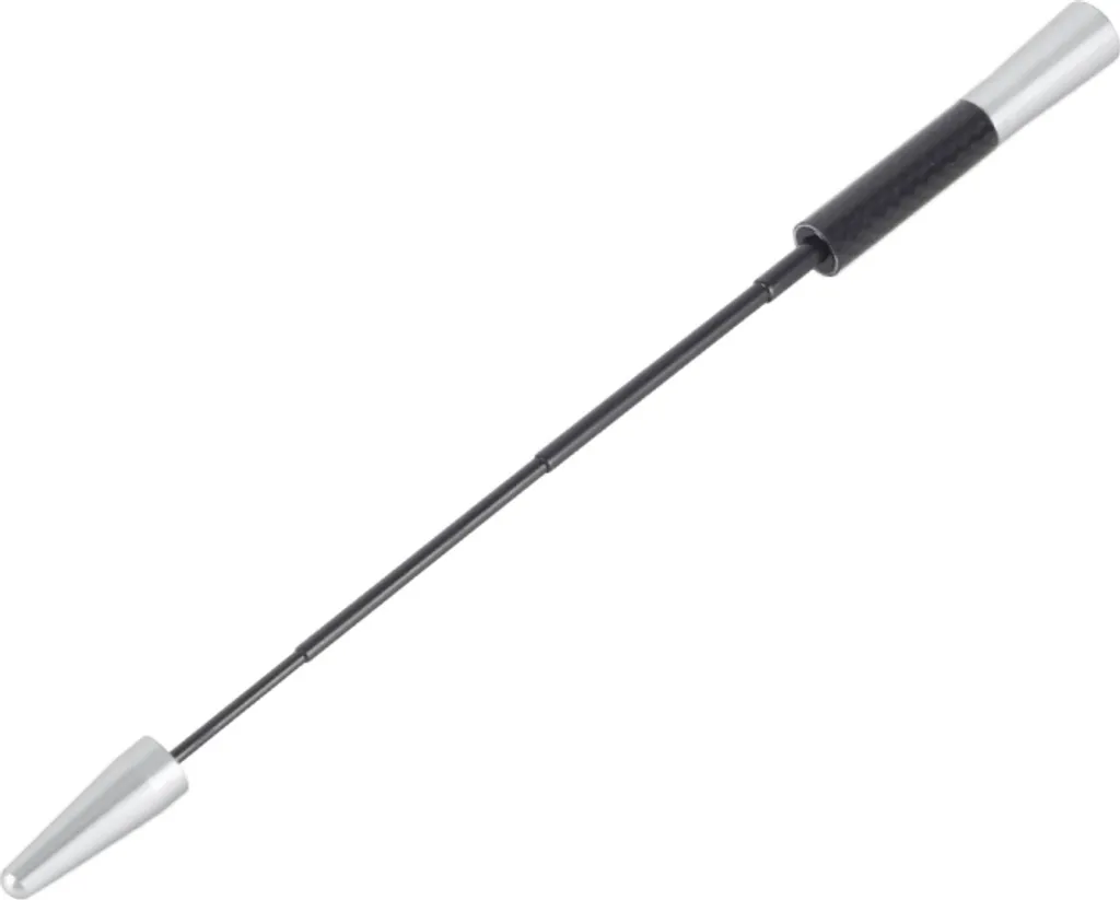 Antenna Corta Regolabile Argento Auto Tuning Universale 16V Style