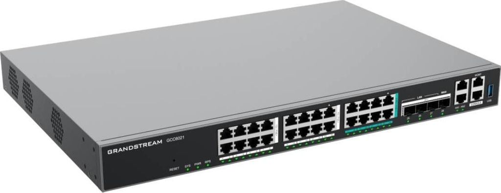 Switch Grandstream GCC6021 8X 2.5G PoE++, 16x 1G PoE+, 4 10G SFP+