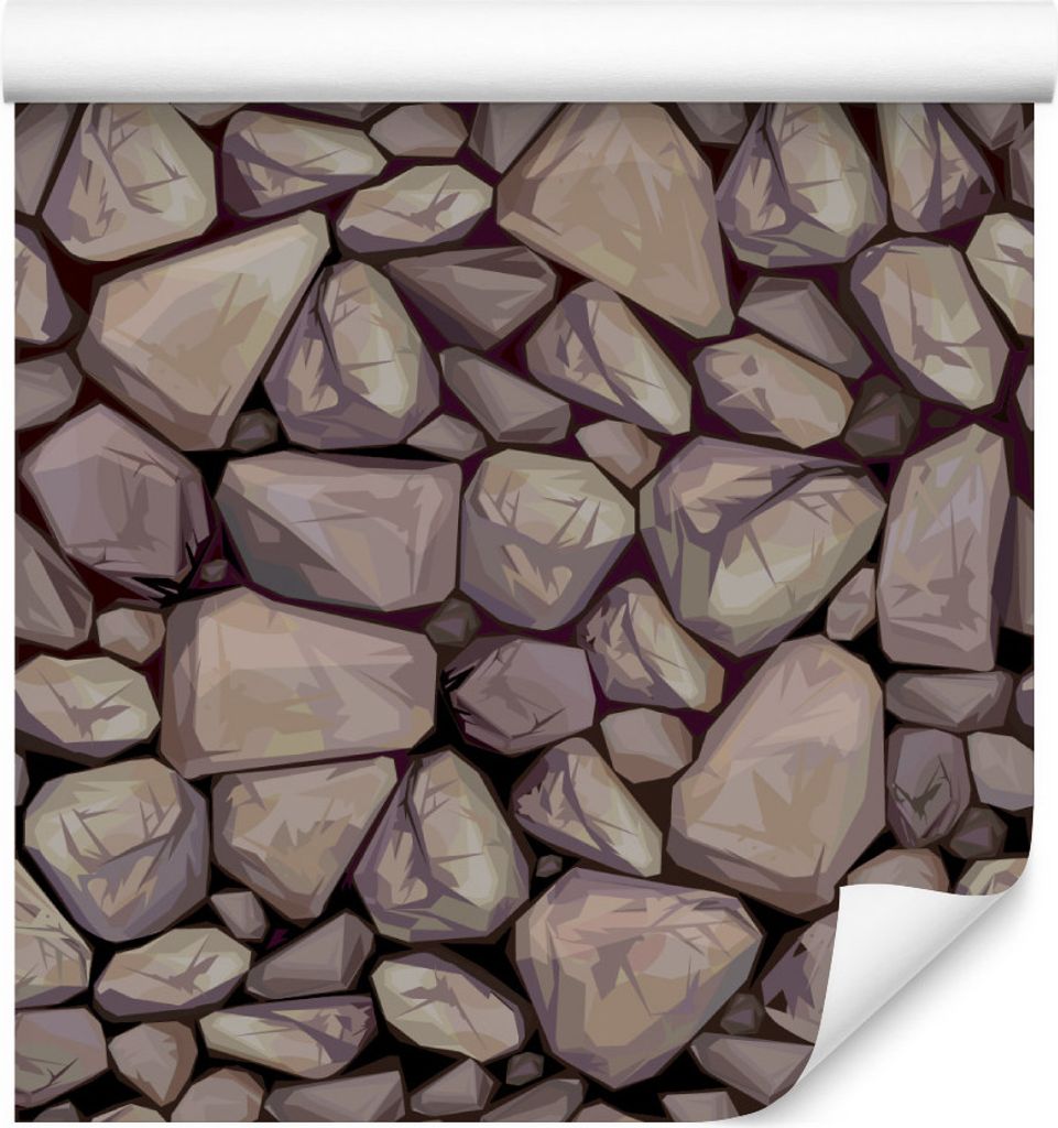 10m VLIES TAPETE Rolle Schiefer Stein Mauer Illusion Steinoptik Wand XXL