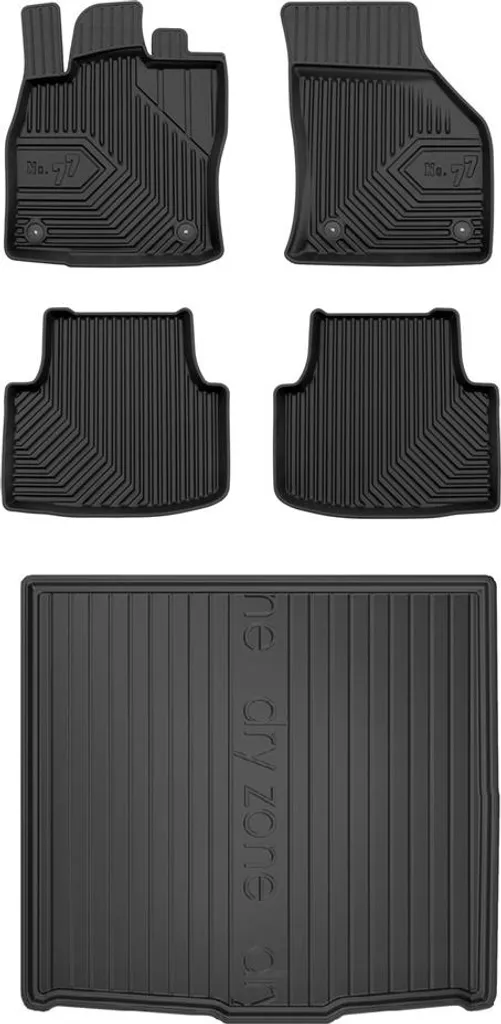 Set Tappetini Gomma VW Golf 8 Variant (2019-) - Design Premium 3D