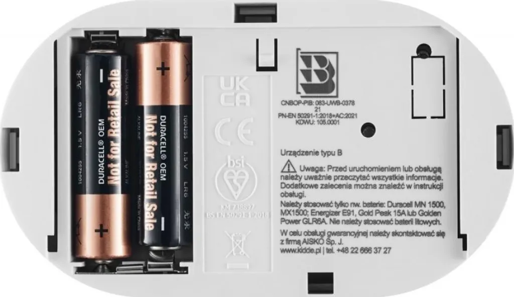 Détecteur de monoxyde de carbone K5Dco Kidde avec affichage digital - 16