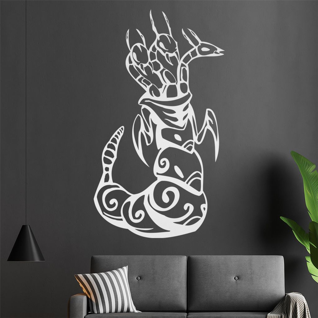 Killer Insekt Wandtattoo in 6 Größen - Wandaufkleber Wall Sticker - Dekoration, Küche, Wohnzimmer, Schlafzimmer, Badezimmer