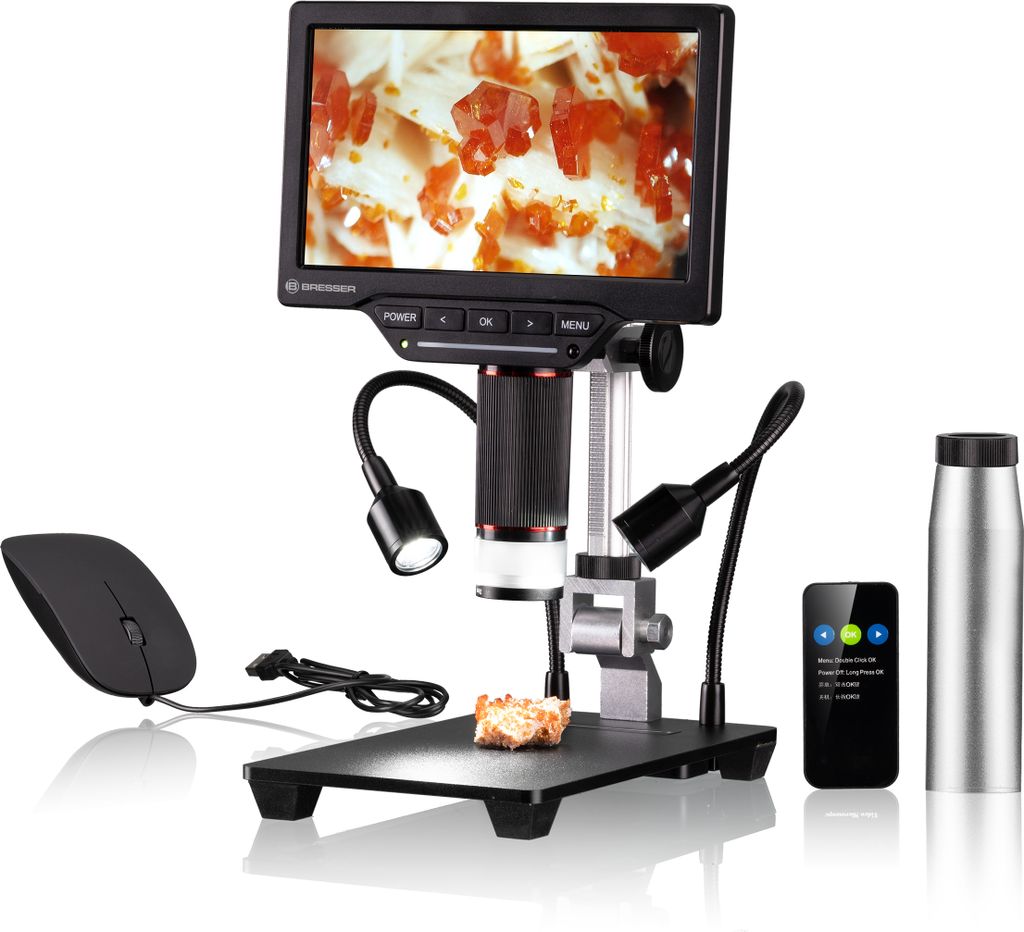 BRESSER WLAN 1.080P Microscope numérique 2L avec écran LCD Image du produit 