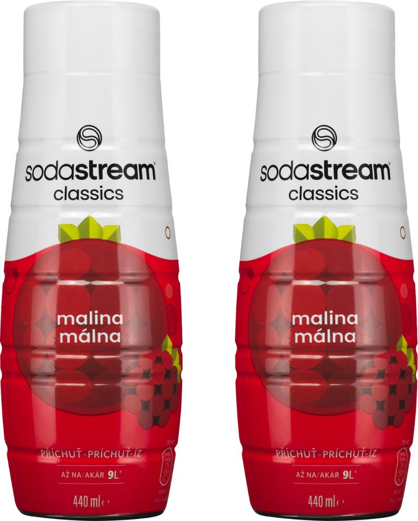 SodaStream Sirup Himbeere 2x440ml Getränkesirup Konzentrat Produktbild 