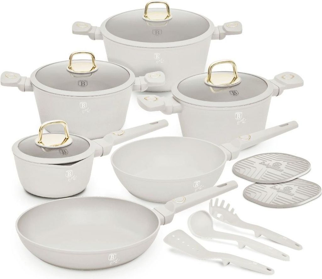 Geschirrset mit Titanoberfläche 15 Stück Sahara Collection
