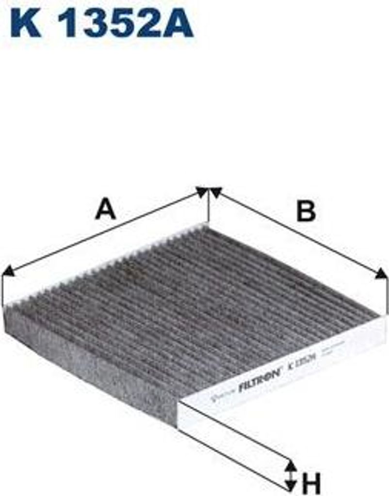 FILTRON K 1352A Innenraumluftfilter OE 4538350300 kompatibel mit Fortwo, Forfour, Twingo