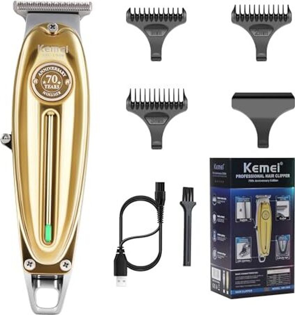 Kemei Professionelles Haarschneider Haarschneidemaschine Trimmer Herren Bartschneider Langhaarschneider Profi Friseur Wiederaufladbarer Der Konturen