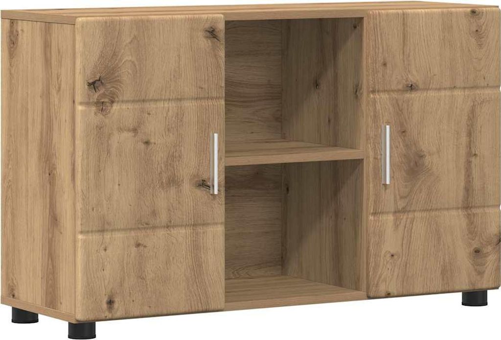 Sideboard mit Regal FLORIN Artisan-Eiche 88,5 x 30,5 x 55,5 cm