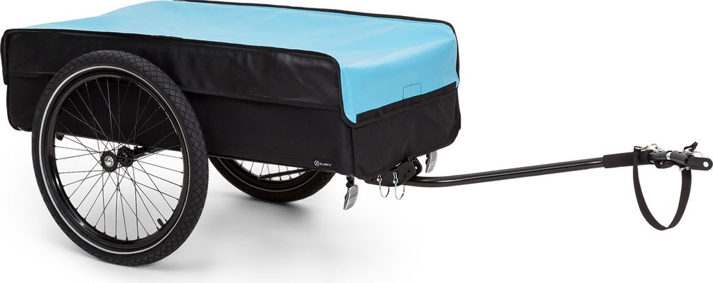 Klarfit Fahrradanhänger, Lastenanhänger mit 2 Rädern und Produktbild 