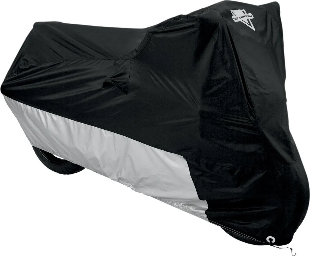 Housse de Protection Moto XL Noire Nelson Rigg Deluxe pour Extérieur