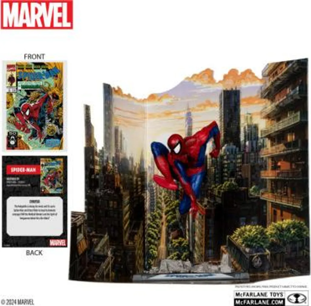 Miniature Marvel Spider-Man PVC 9cm #6 - Statue Iron Studios 1/10 - 10