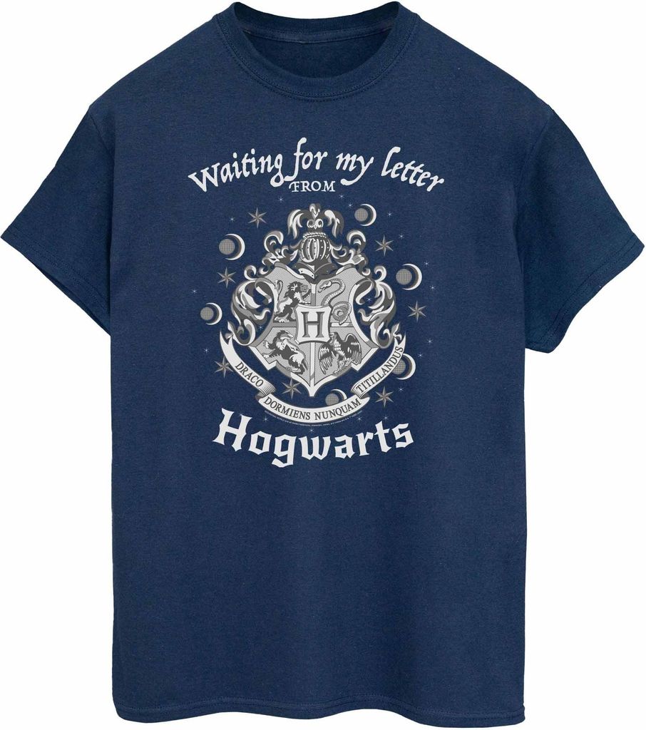 Harry Potter - "Waiting For My Letter" T-Shirt für Damen BI1332 (3XL) (Marineblau)