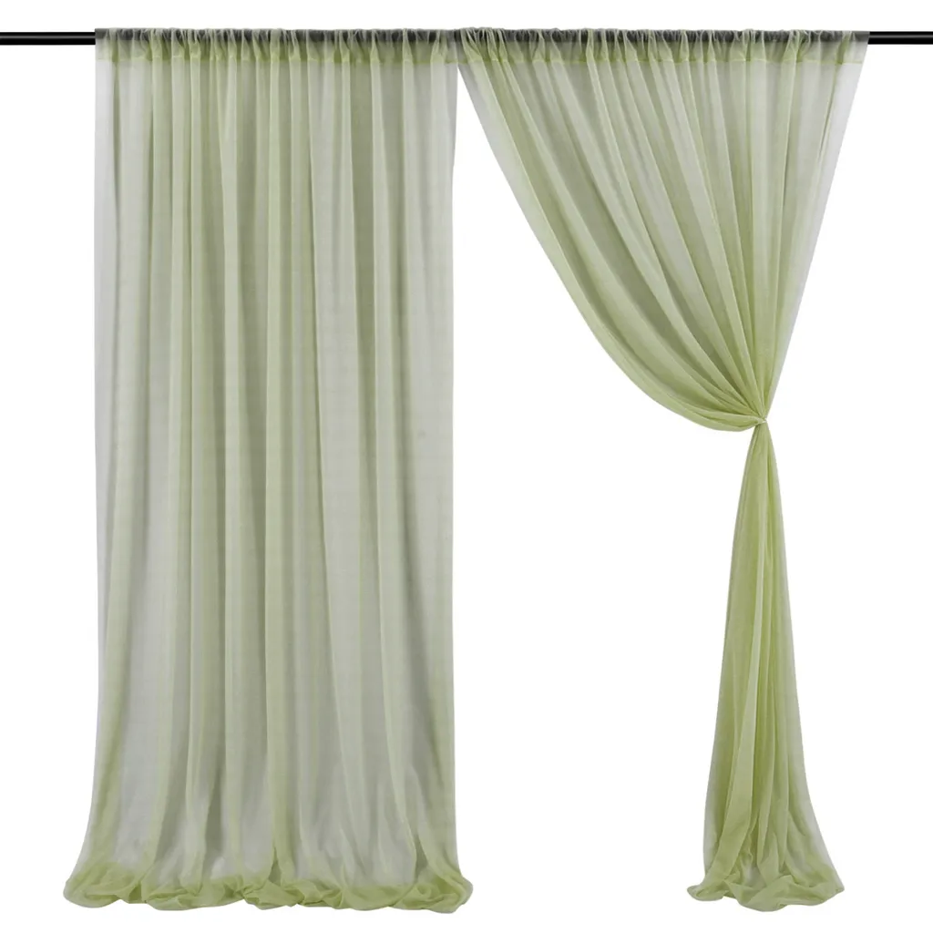 Voilage Décoratif de Mariage Premium 150x250cm, Tissu Infroissable