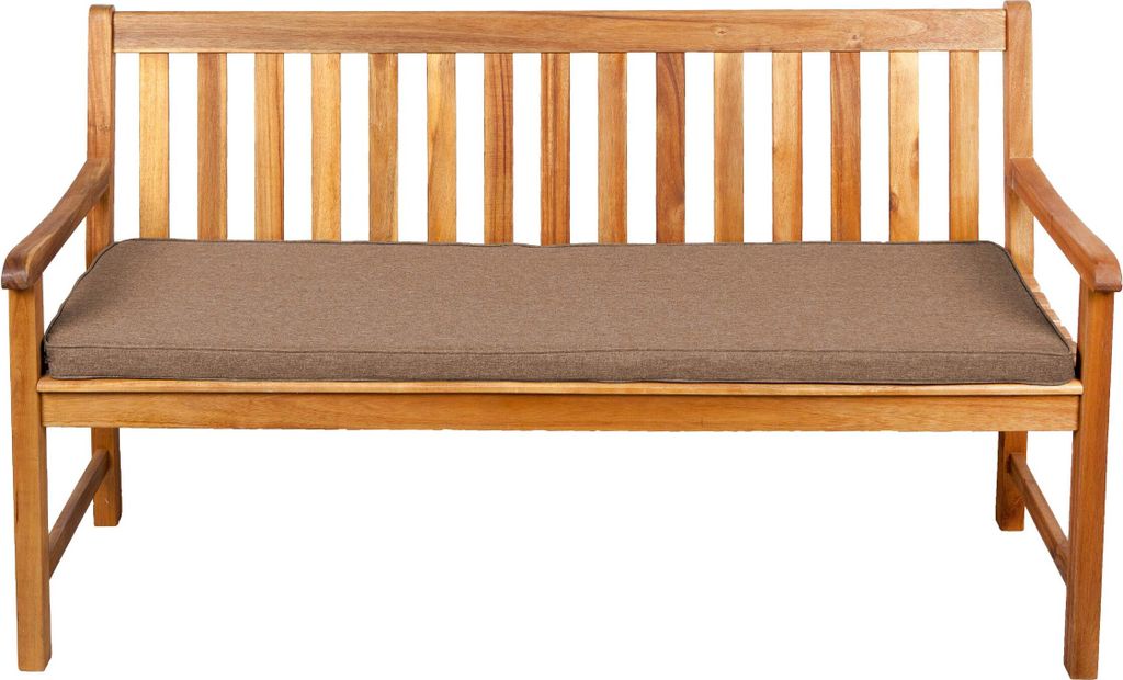 Sitzkissen für Bank, Gartenschaukeln, Sitz, glatt. FK5 (170x40x5, Hellbraun)