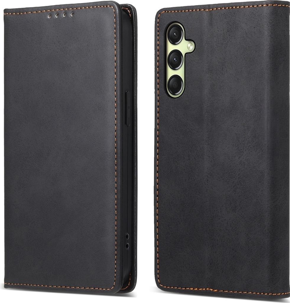 Mobigear Wallet Samsung Galaxy A17 Hülle Klapphülle Geldbörse - Schwarz