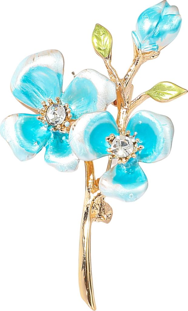 Brosche für Damen, Blumenform, rutschfest, verschleißfest, für Anzug, Mantel, Kragen, Hut, Schal, Dekoration, Kleidungsnadel, Abschlussball, Par...
