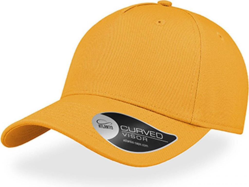 Atlantis SHOT | Shot Cap, Strukturiertes 5-Panel-Cap - Farbe: Yellow - Größe: One Size