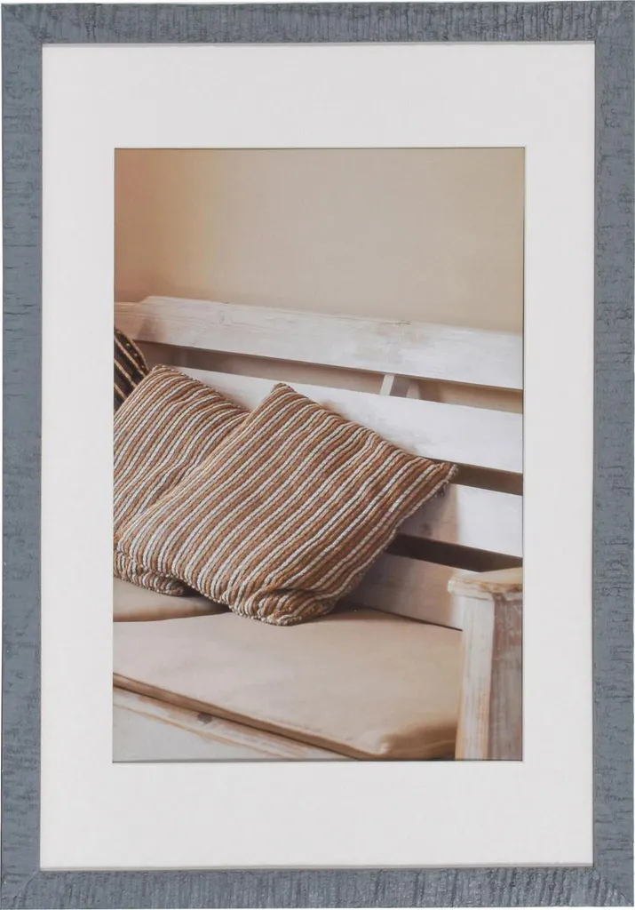 Cornice in legno Driftwood 40x60 cm blu