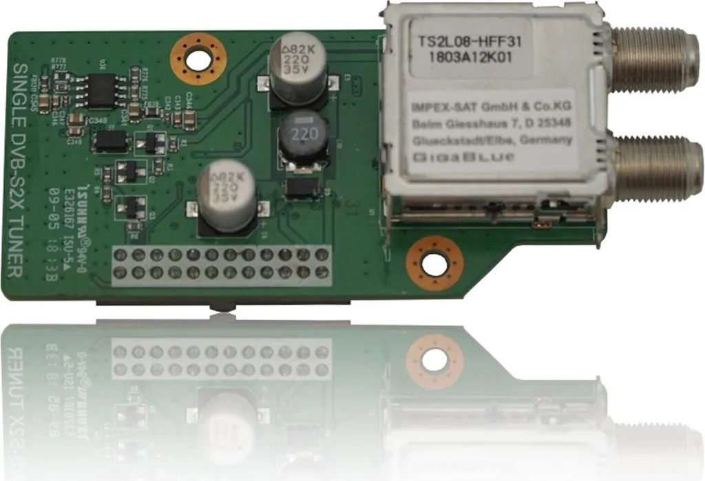Module Tuner DVB-S2X V2 GigaBlue H.265 Plug & Play Haute Performance