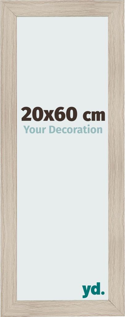 Bilderrahmen, 20x60 cm, Eiche Hell, MDF, Pisa