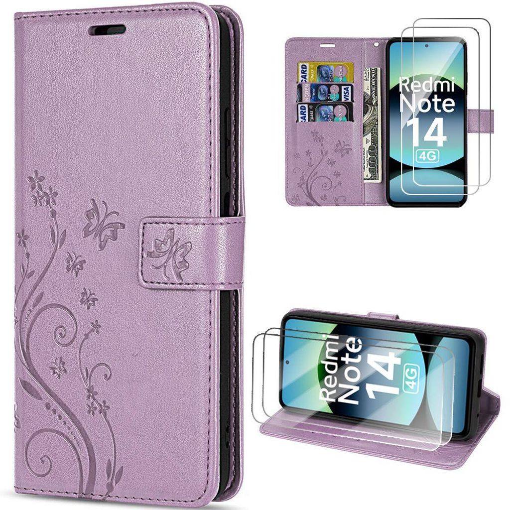 Coque + 2 Verres Trempés pour Xiaomi Redmi Note 14 4G, Image du produit 