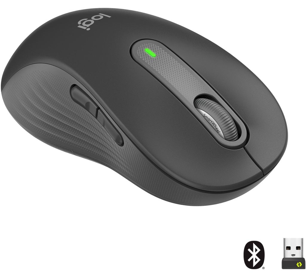 Logitech Signature M650 L Left Wireless, Maus, (Größe L, Produktbild 