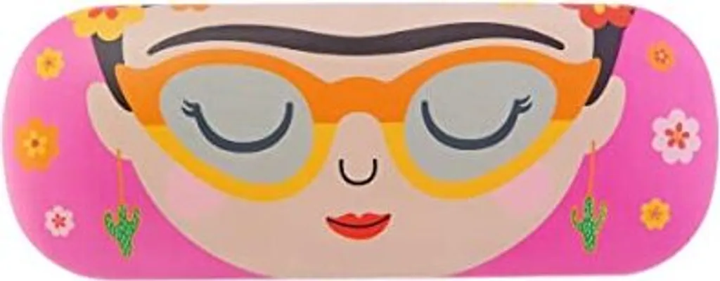 Custodia per Occhiali Messicana Frida Kahlo - Boho Style Pink Case