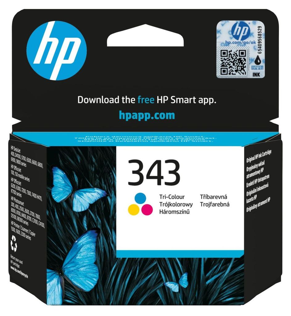 Atramentová kazeta HP č. 343 C8766EE (C/M/Y) (cca 330 Obrázok produktu 