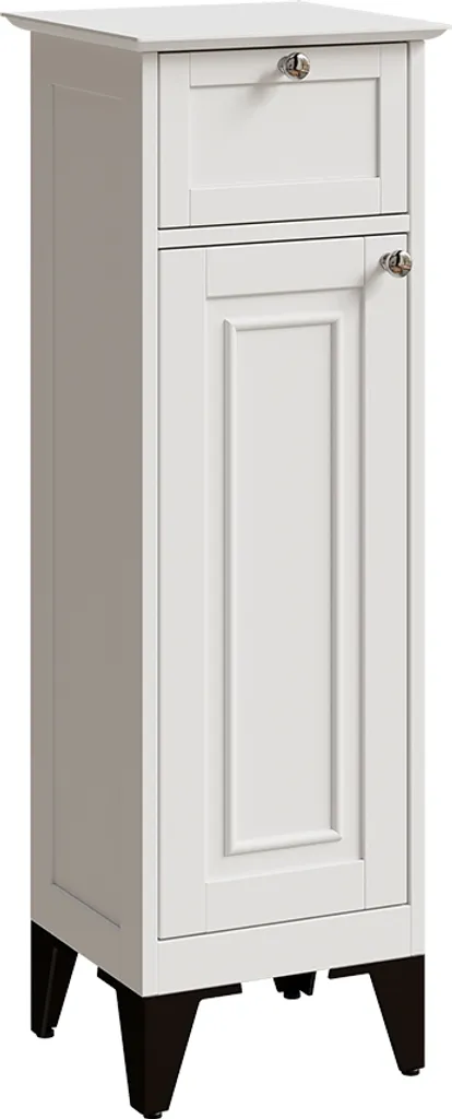 Vicco Vanity Blanc 32x92cm Armoire de Salle de Bain avec Tiroir 54327