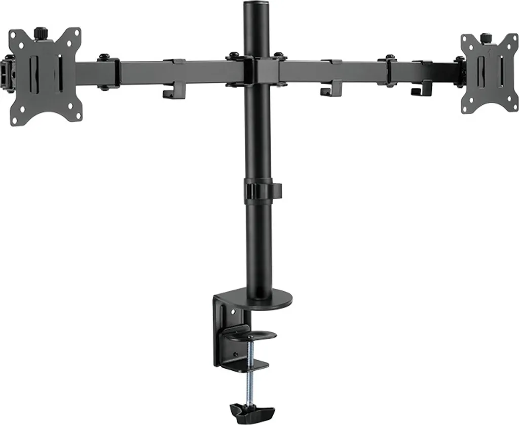 Bras de Moniteur de Bureau pour Écran 32 Pouces Noir LogiLink BP0098