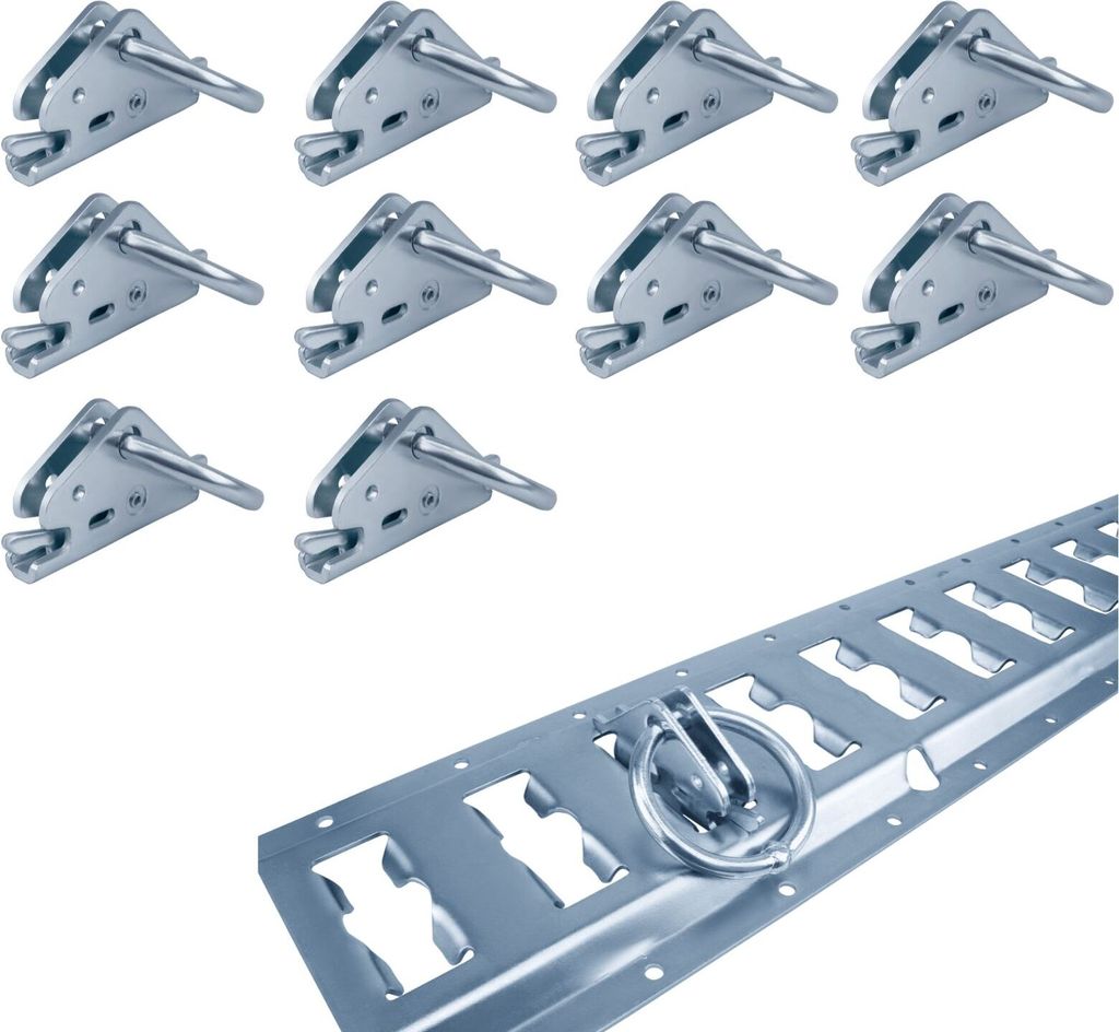 10x Endbeschlag Endfitting für Kombi-Zurrschiene - Anker, Produktbild 