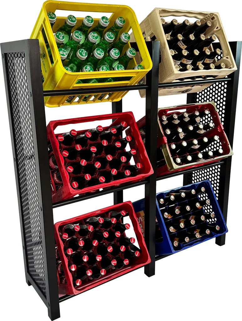 Rayonnage pour Caisses de Boissons - Optimisez l'Espace de Votre Cellier