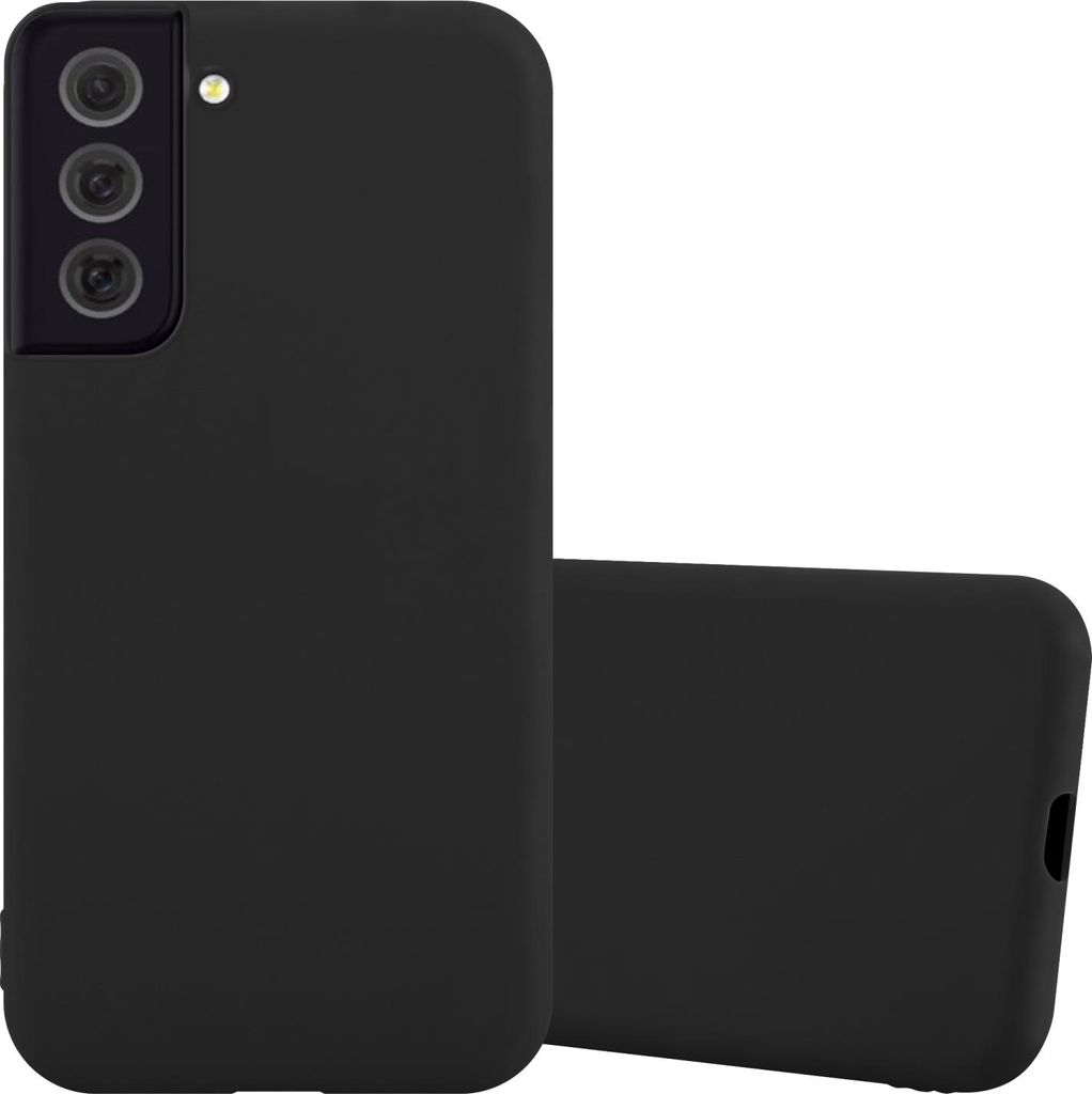 Cadorabo Hülle für Samsung Galaxy S22 PLUS Schutzhülle in Schwarz Handyhülle TPU Silikon Etui Case Cover
