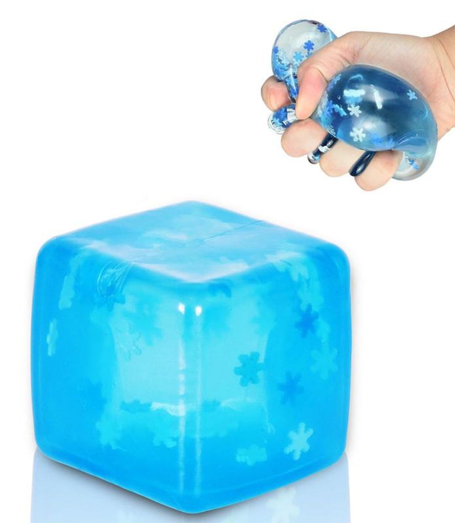 Snowflake Soft Cube Stresswürfel, 5 cm, weiches Anti-Stress Produktbild 