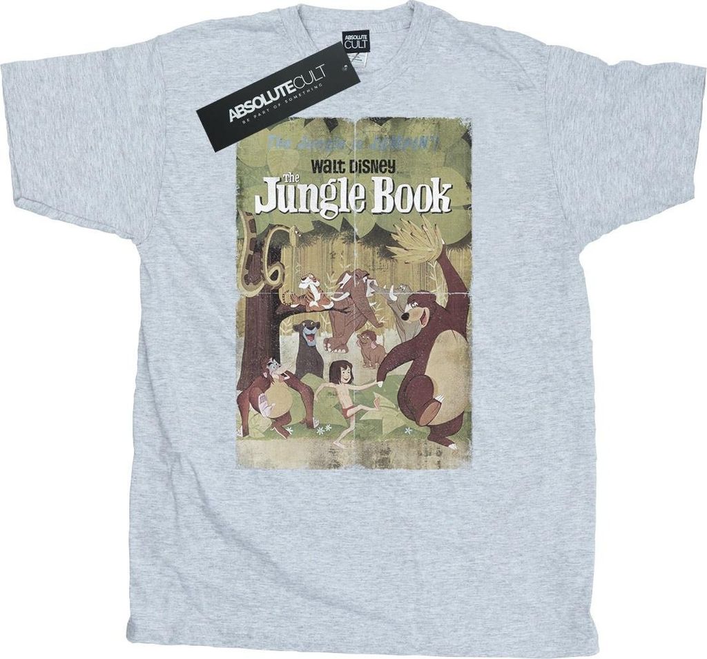 Jungle Book - T-Shirt für Herren BI1523 (M) (Grau)