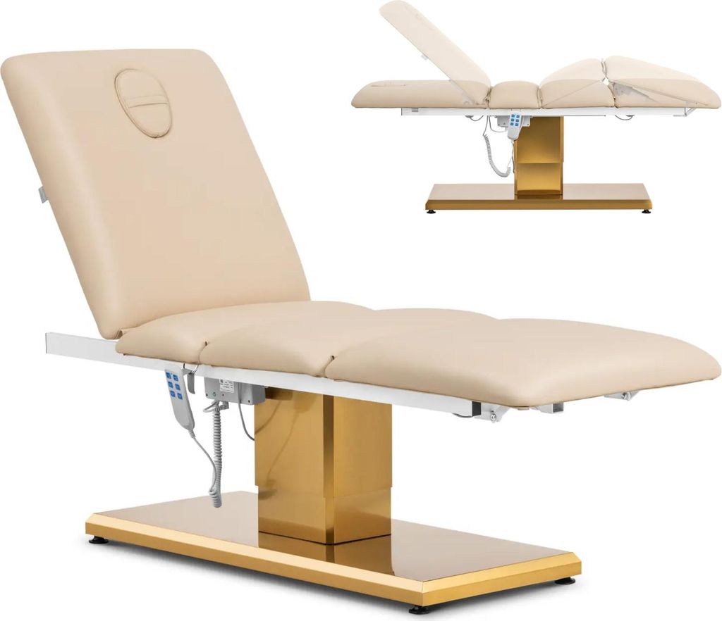 Kosmetikstuhl für Tattoo-Massage SPA 150 kg VITERBO - beige Produktbild 