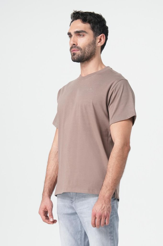 M.O.D Miracle of Denim Basic T-Shirt T-Shirts Herren Mauve Hazel