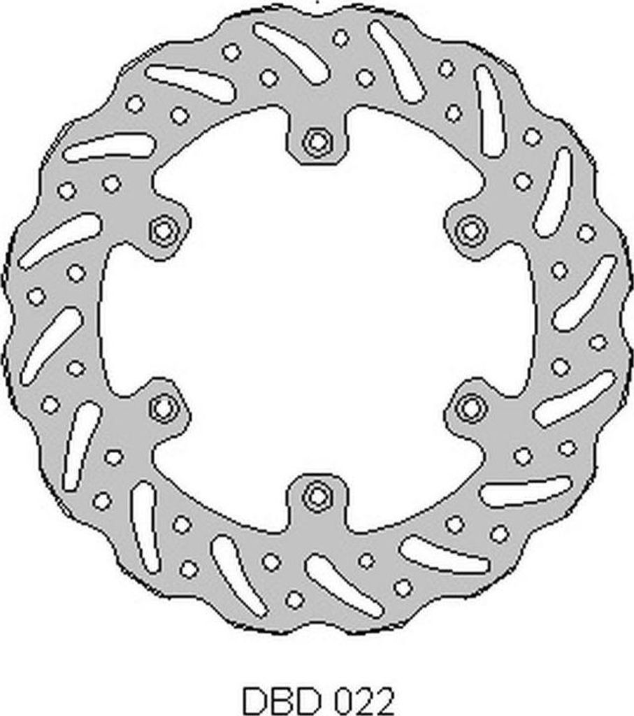 Bremsscheibe Hinten Für Suzuki Rm 125 '88-10, Rm 250 '88-10, Drz 250 '01-07, Yamaha Yz 125 '01-16, Yz/Yzf/Wr 250 '01-