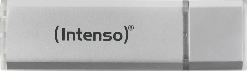 Lot de 2 Clés USB 32 Go Intenso Ultra Line Argentée en Aluminium Robuste