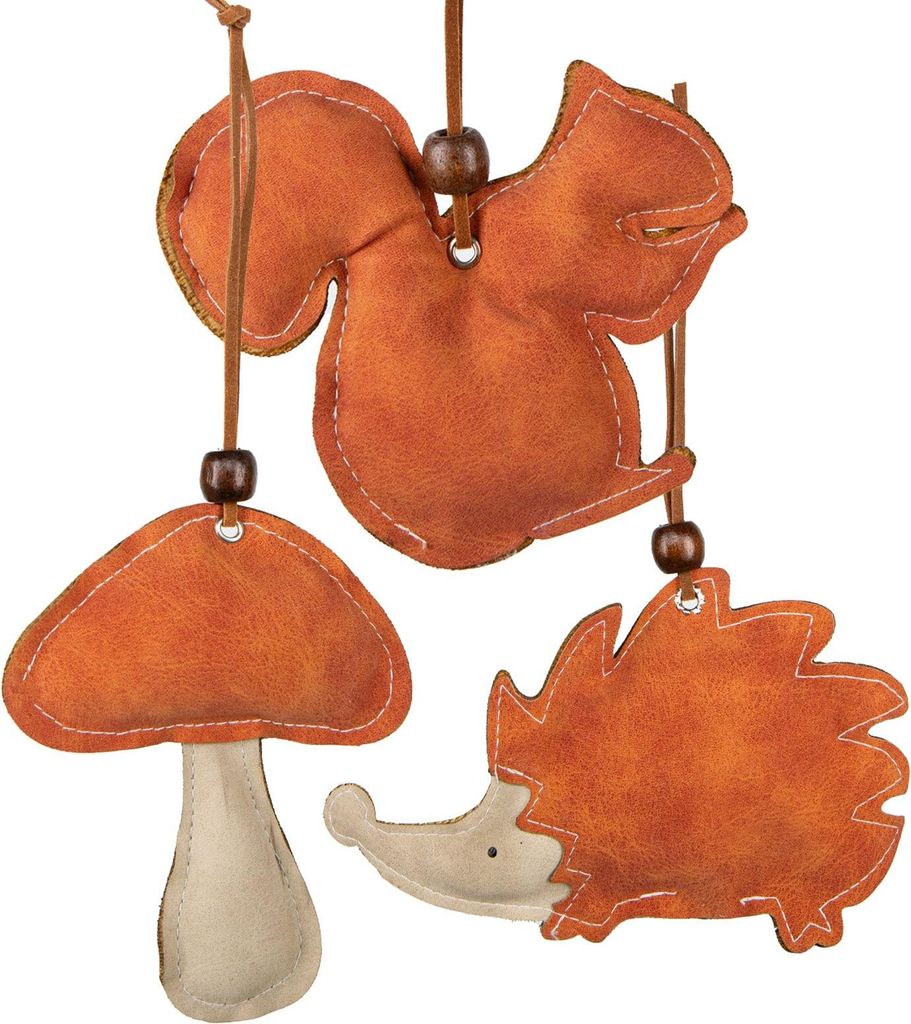 Logbuch-Verlag DREI schöne große Herbstanhänger für Eure Herbstdekoration – toll mit Ästen oder als Fensterdekoration BZW. Schaufenster Deko.