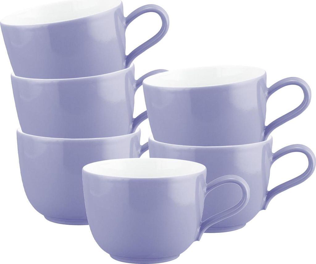Seltmann Weiden Liberty Pure Colors Kaffeetasse 260 ml 6er Set - Grape Purple