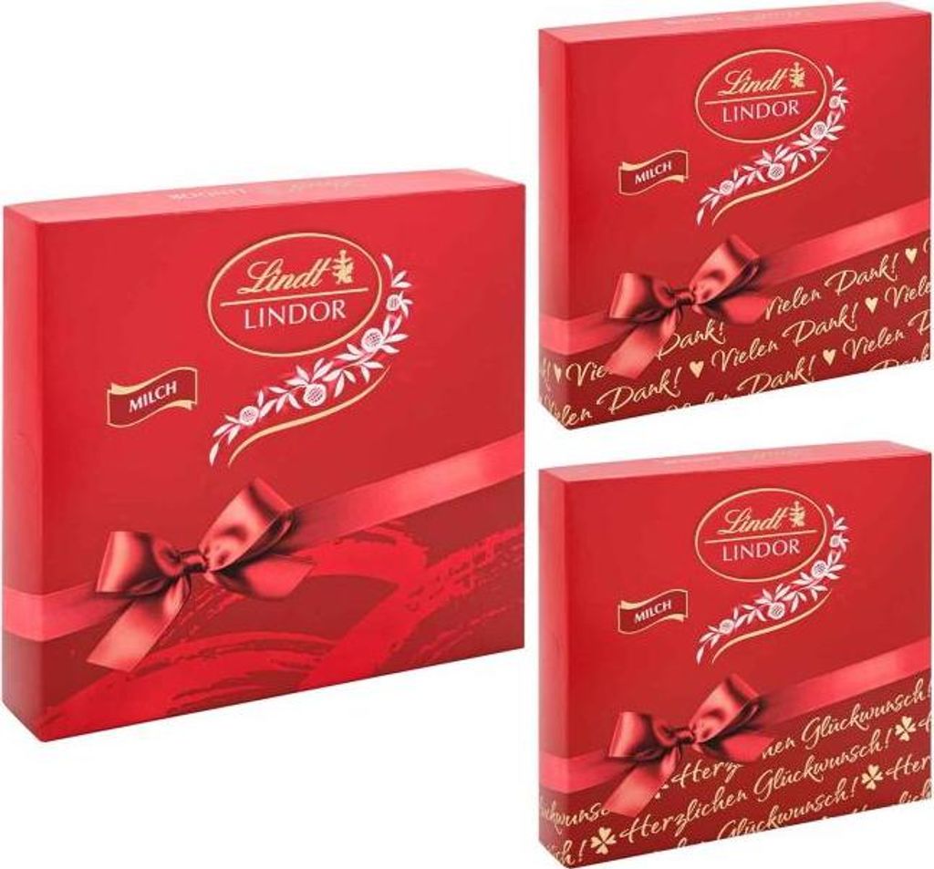 Lindt Lindor Präsentbox 187g Produktbild 