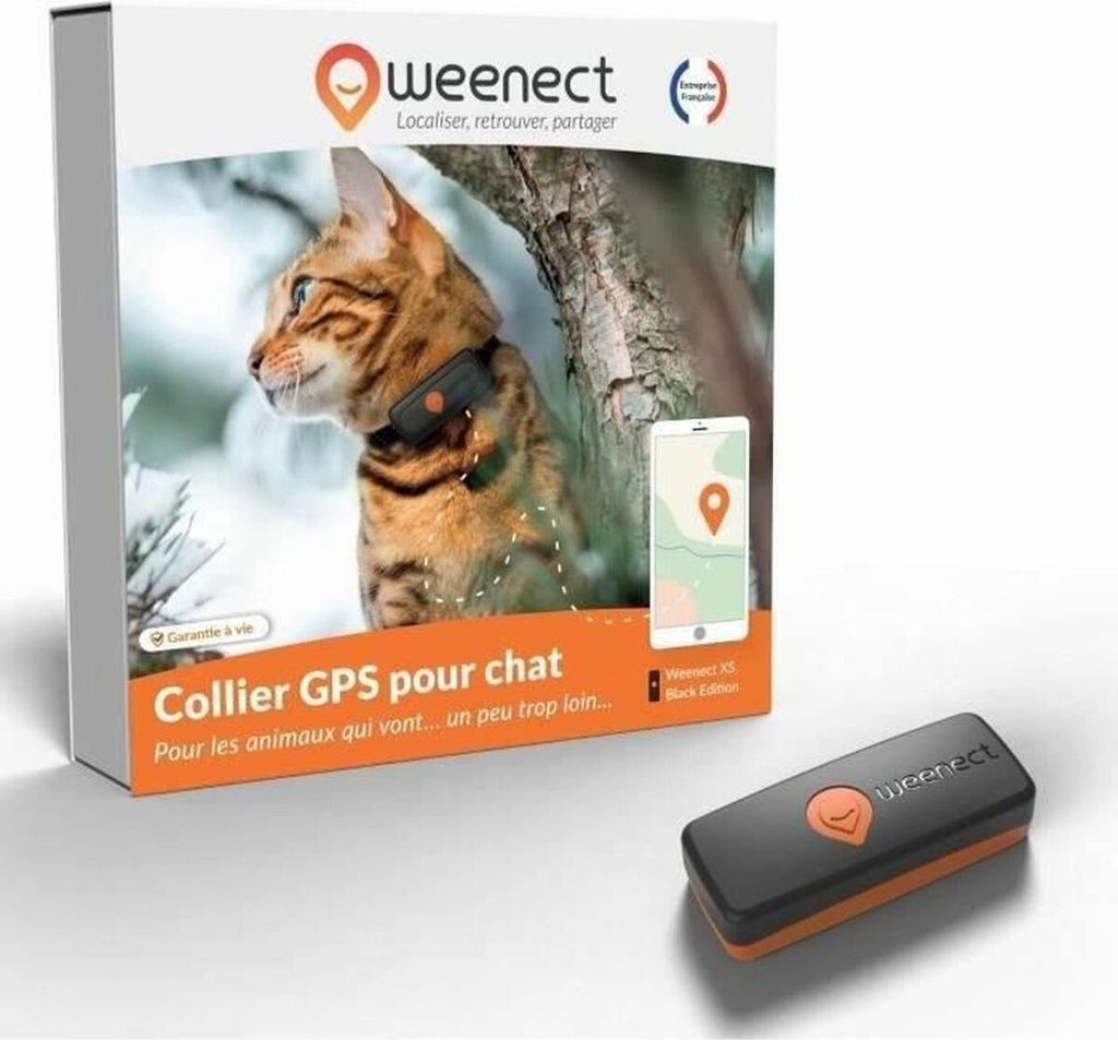 Weenect Weenect Tracker Katze schwarz Produktbild 