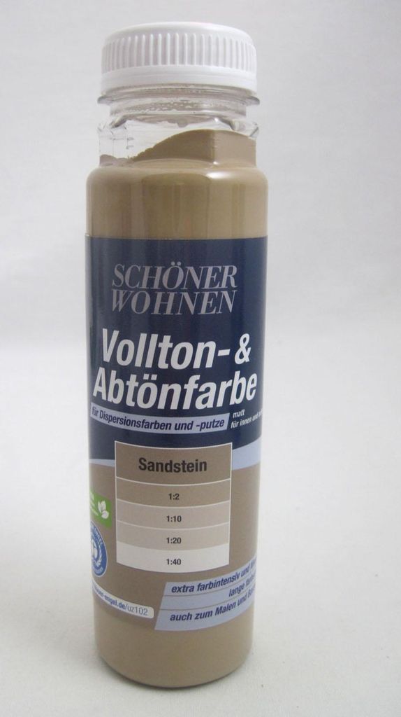 Voll- und Abtönfarbe Sandstein 250 ml Produktbild 