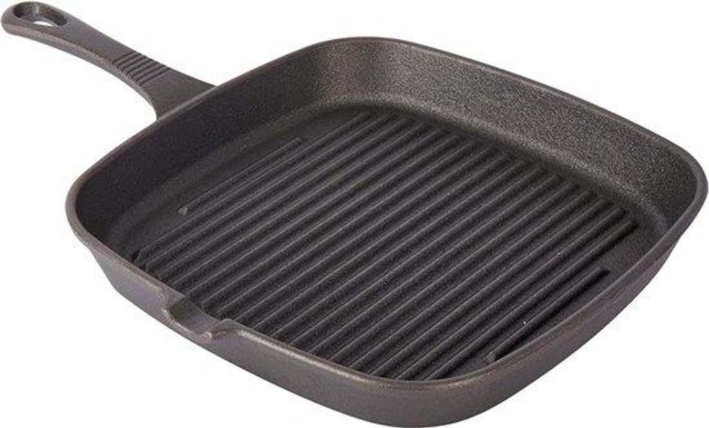 Gietijzeren Grillpan mit Emaillebeschichtung - Hochwertiger Küchenaccessoire