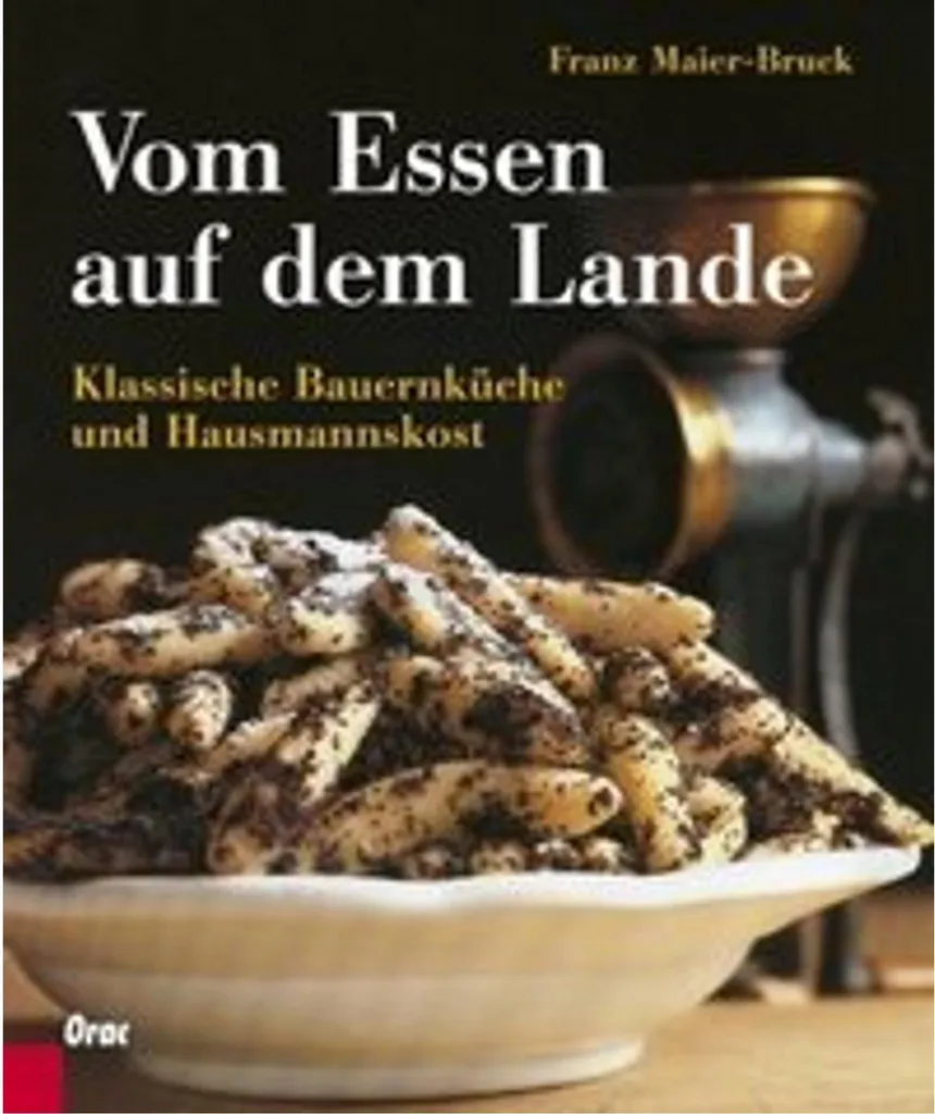 Livre de recettes terroir Vom Essen auf dem Lande pour cuisine familiale